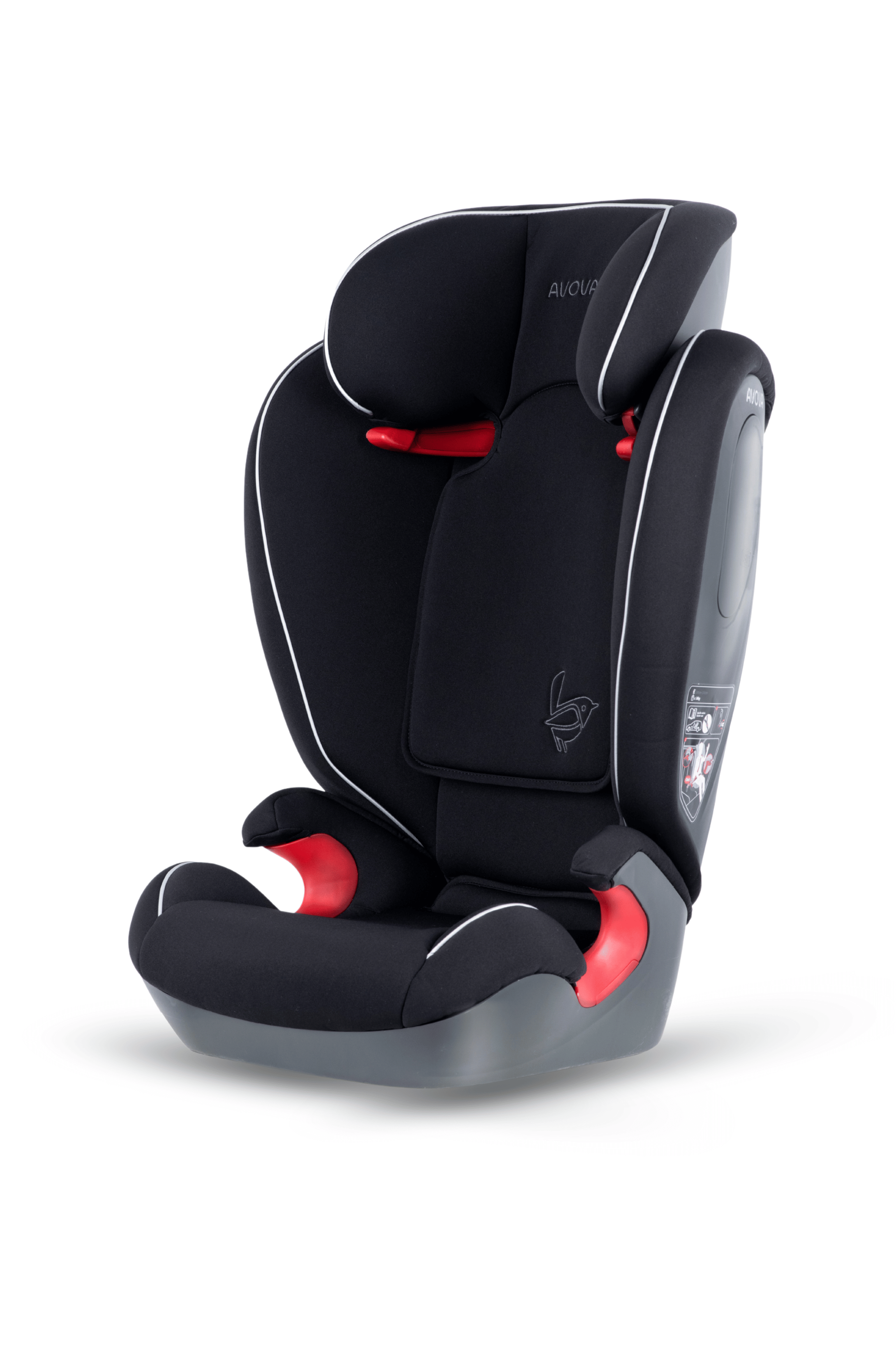 avova-star-kindersitz-pearl-black-ohne-isofix-100-150cm image 2