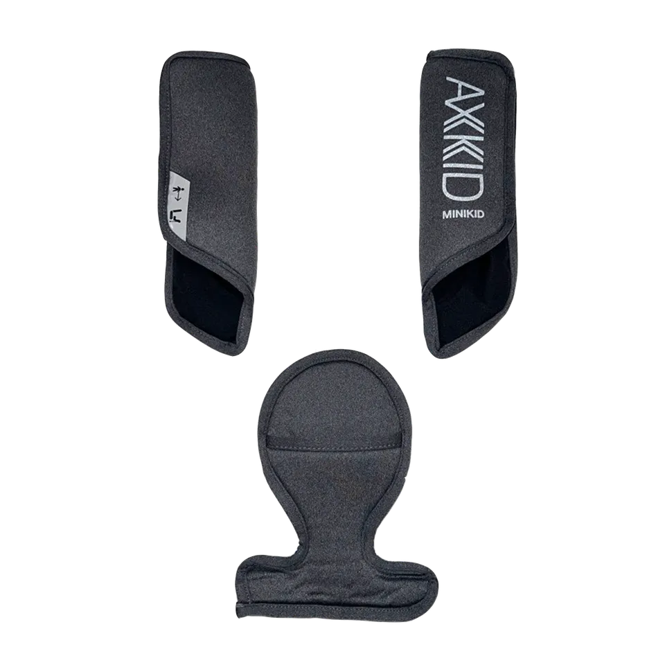 axkid-minikid-3-gurtschoner-set-3-teilig-granite-melange image 1