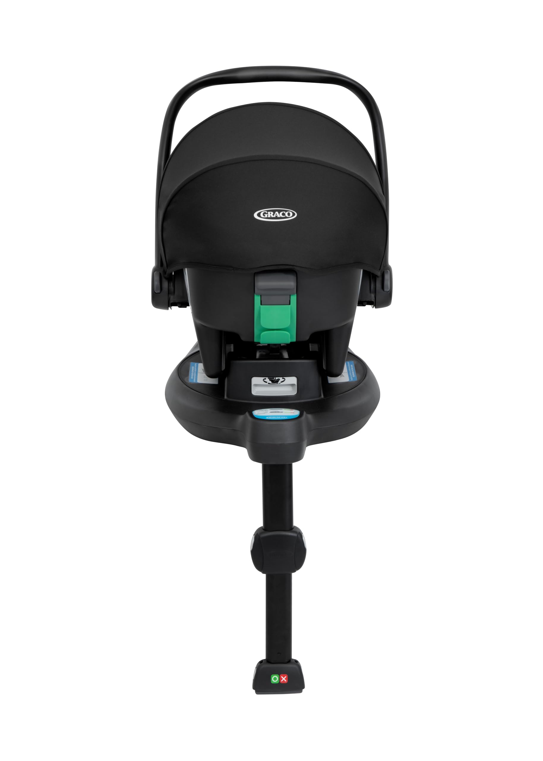graco-snuglite-i-size-babyschale-midnight-mit-snugturn-basis image 2