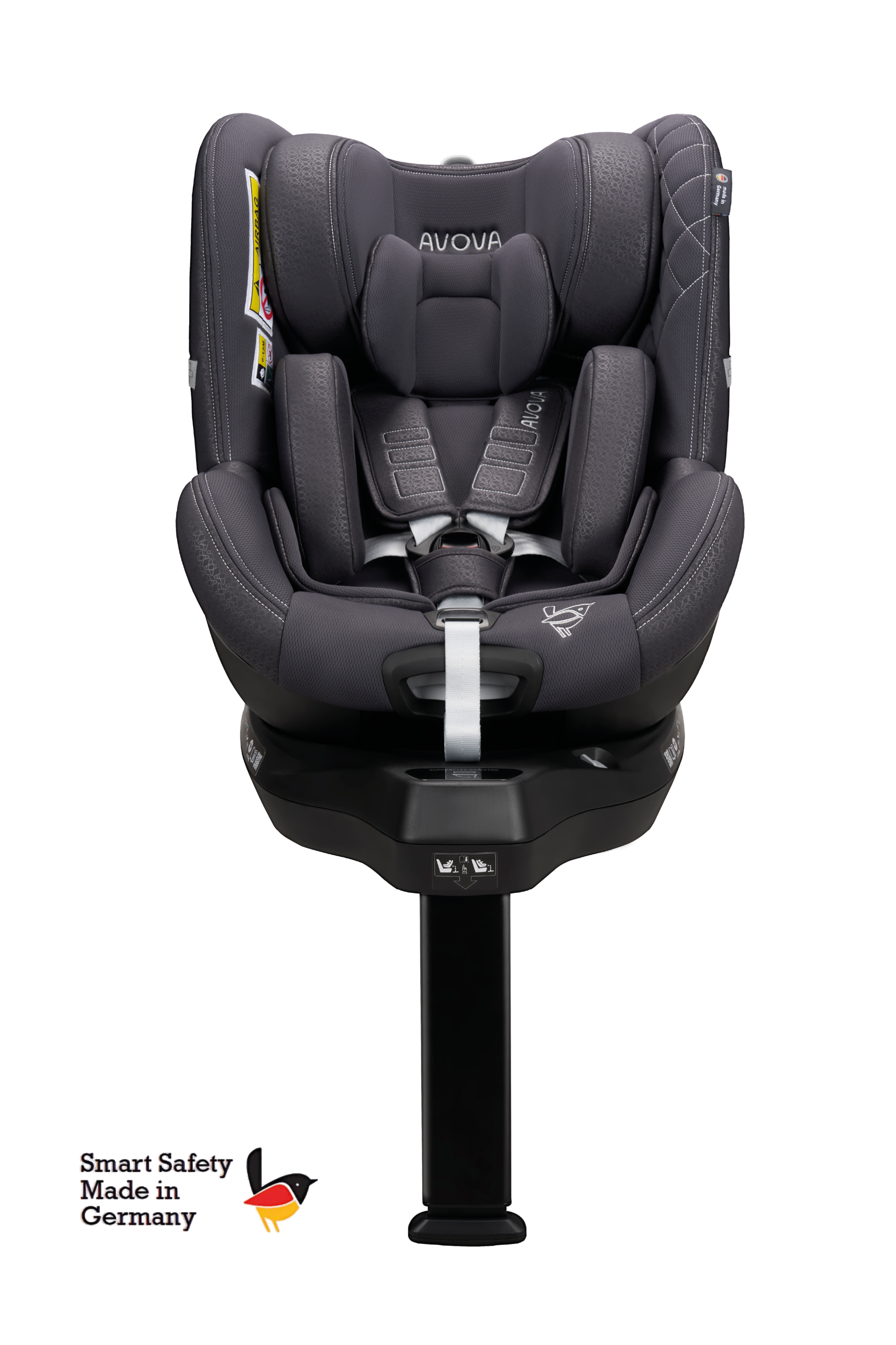 avova-sperber-x-kindersitz-polar-grey-360-i-size image 1