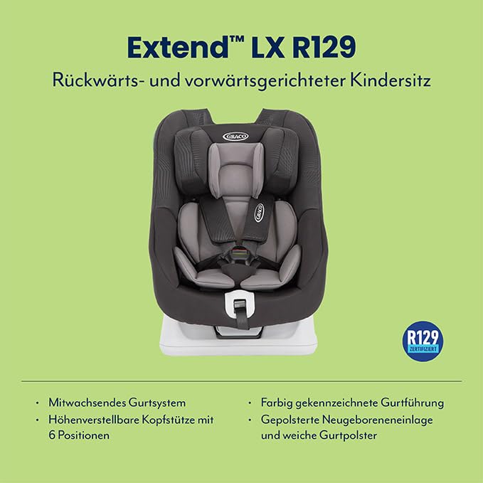 graco-extend-lx-r129-reboarder-40-105-cm-midnight-5-punkt-gurt image 7