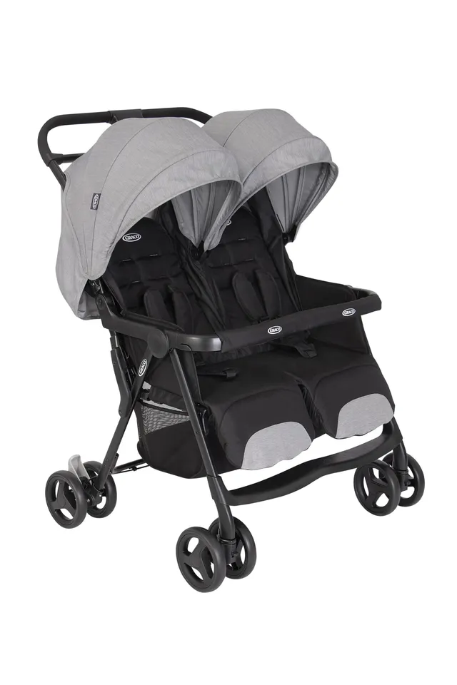 graco-duorider-doppel-kinderwagen-steeple-gray-ab-geburt image 1