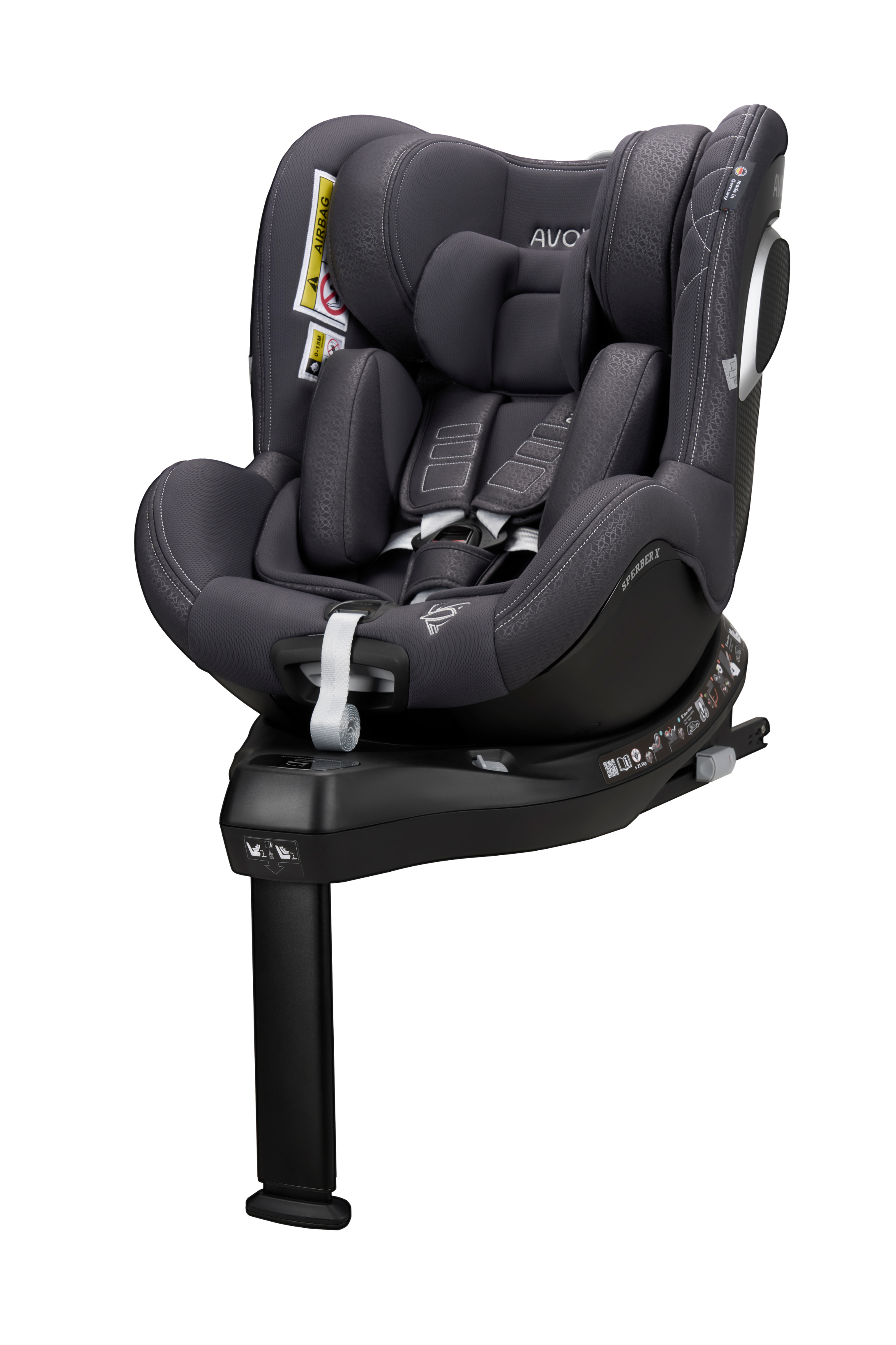 avova-sperber-x-kindersitz-polar-grey-360-i-size image 2
