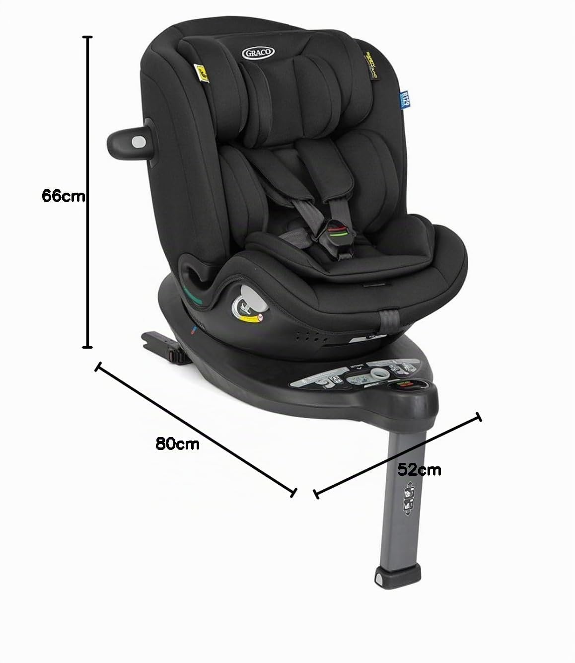 graco-turn2me-grow-i-size-kindersitz-midnight-40-125-cm-drehbar image 5