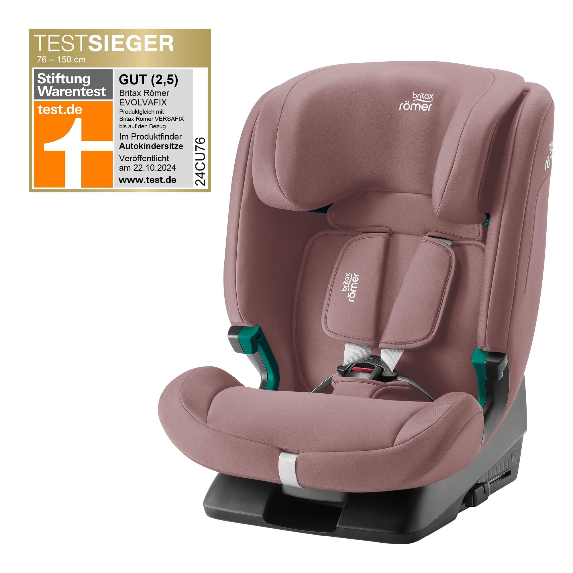 britax-r-mer-evolvafix-kindersitz-dusty-rose-i-size-76-150-cm image 5
