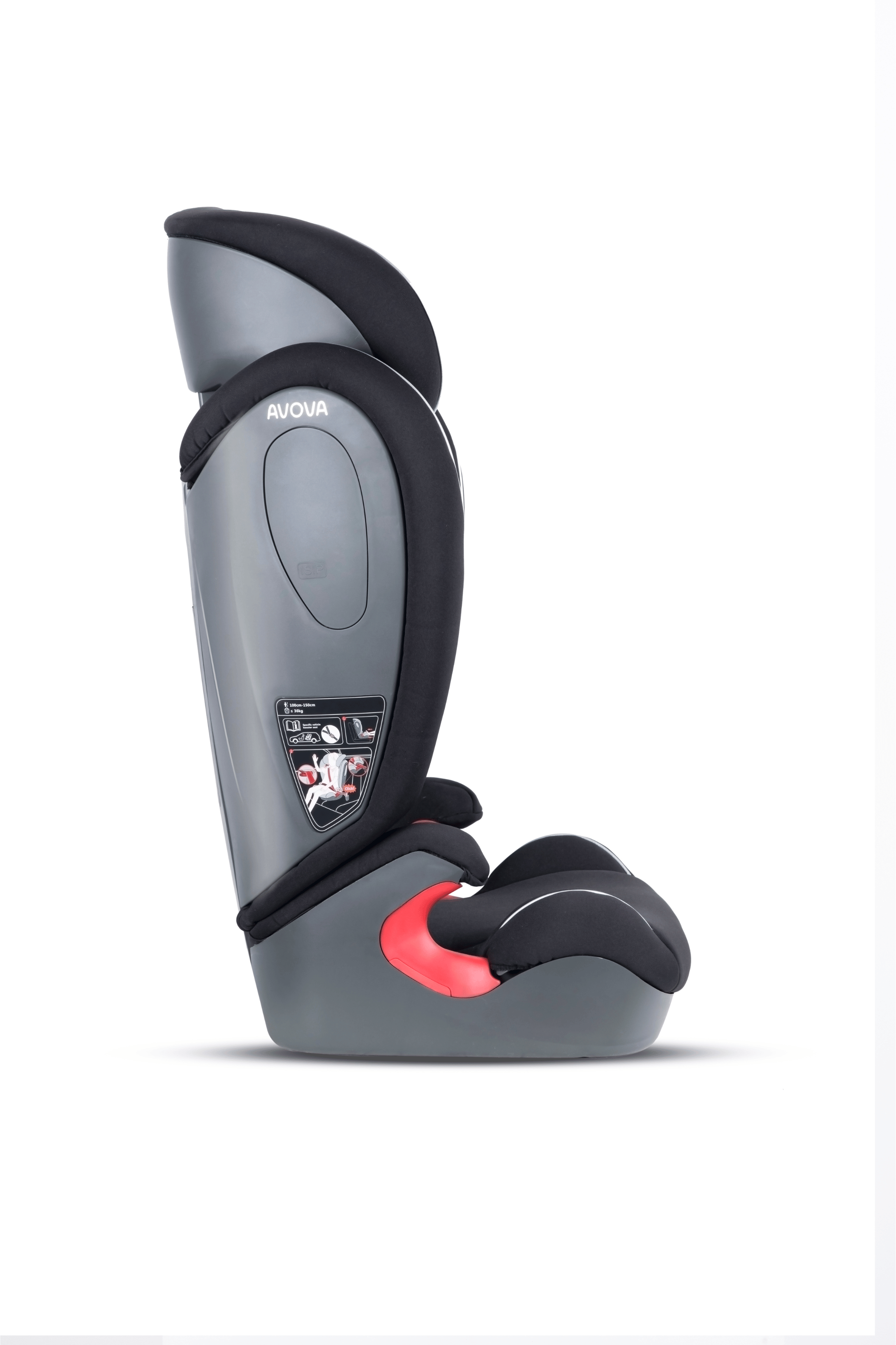 avova-star-kindersitz-pearl-black-ohne-isofix-100-150cm image 3