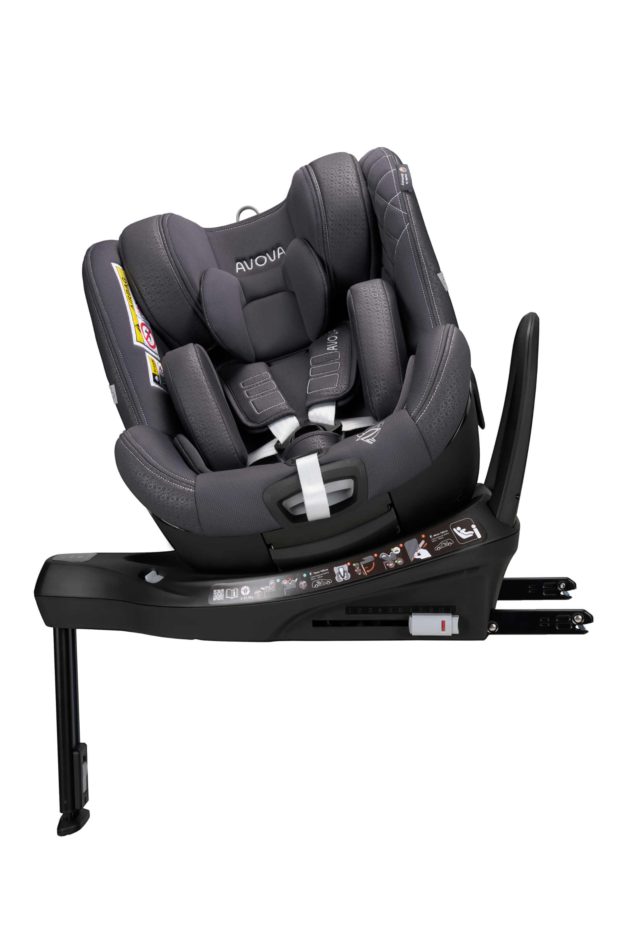 avova-sperber-x-kindersitz-polar-grey-360-i-size image 5