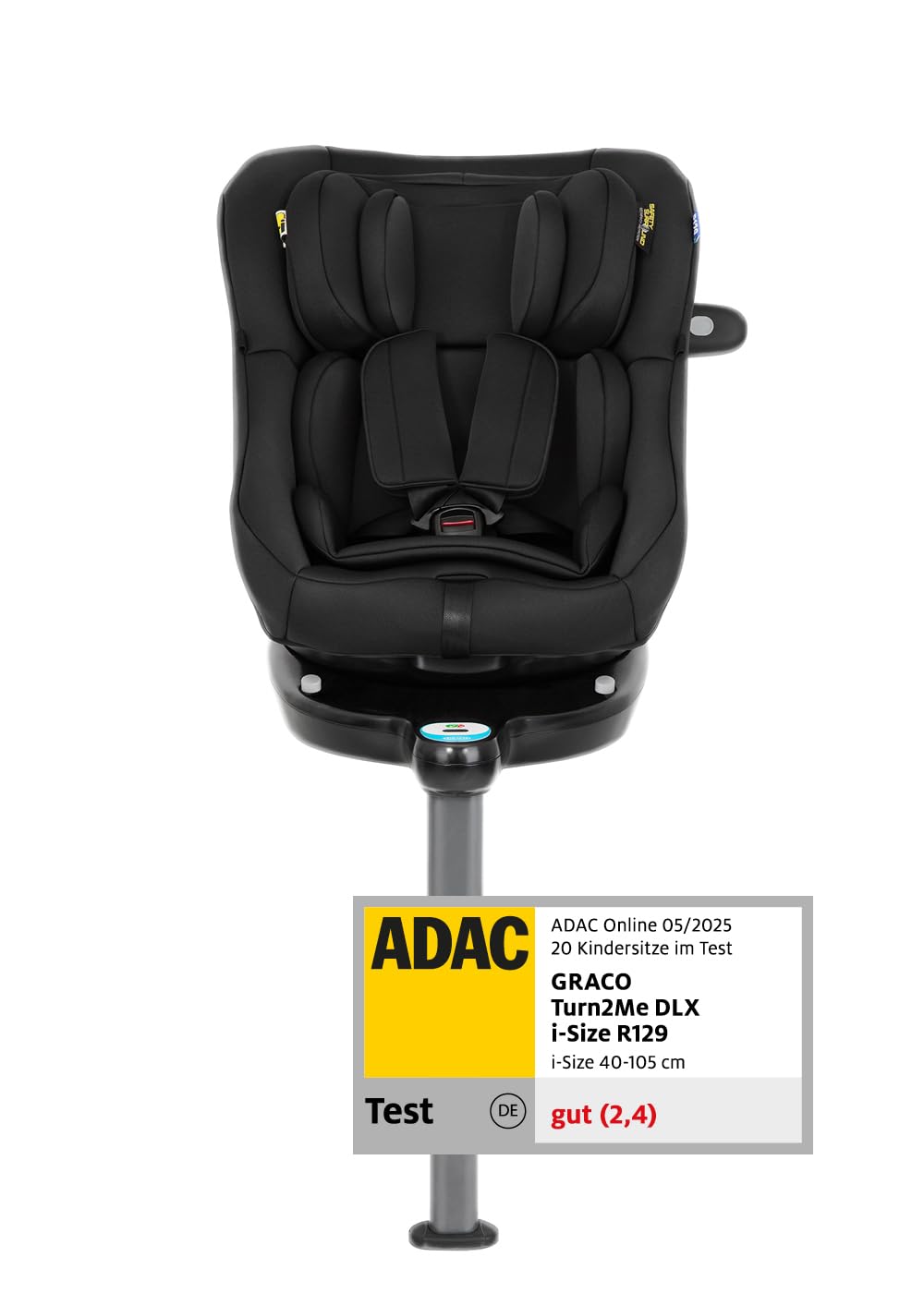 graco-turn2me-dlx-i-size-kindersitz-midnight-40-105-cm-drehbar image 2