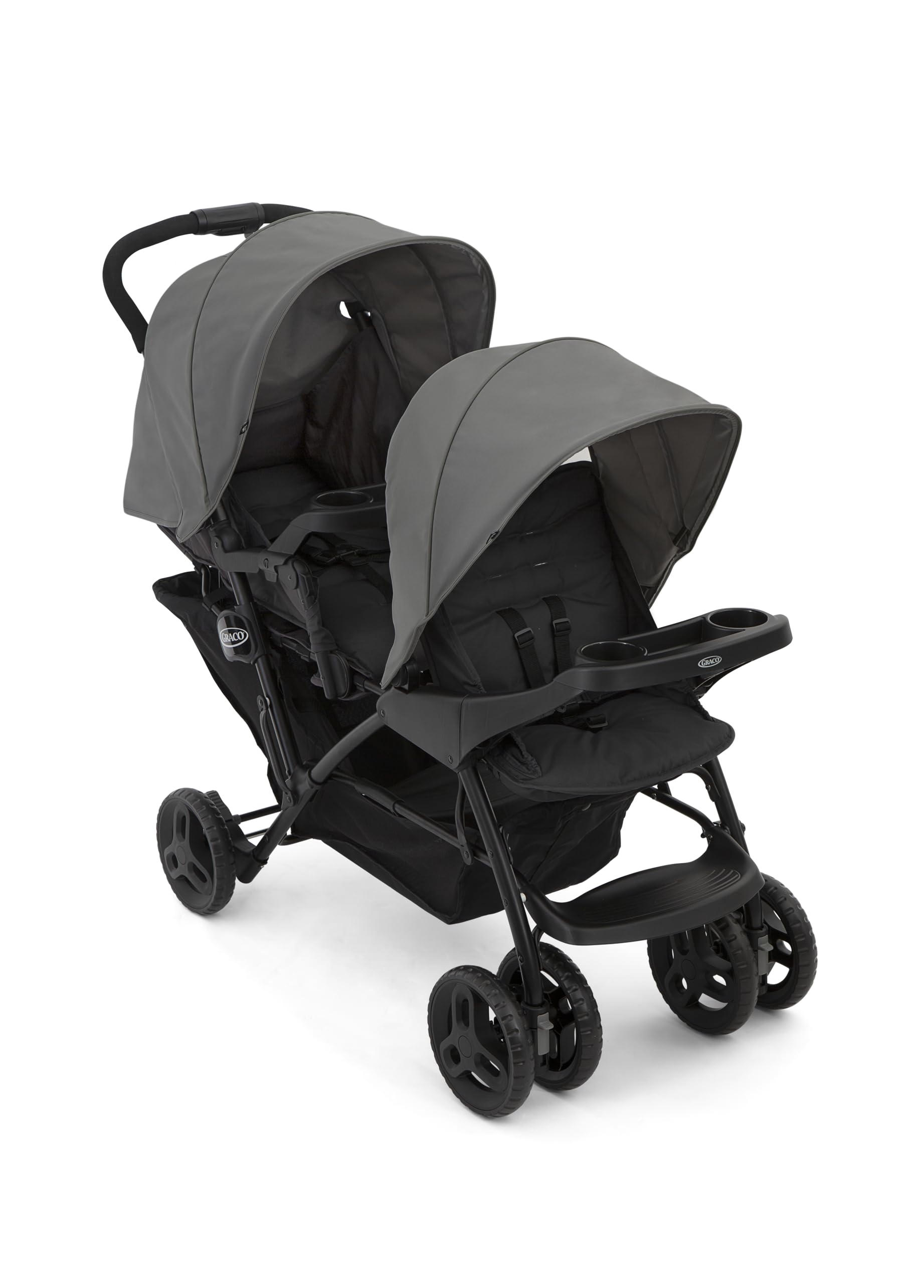 graco-stadium-duo-doppel-kinderwagen-titanium-ab-geburt image 1