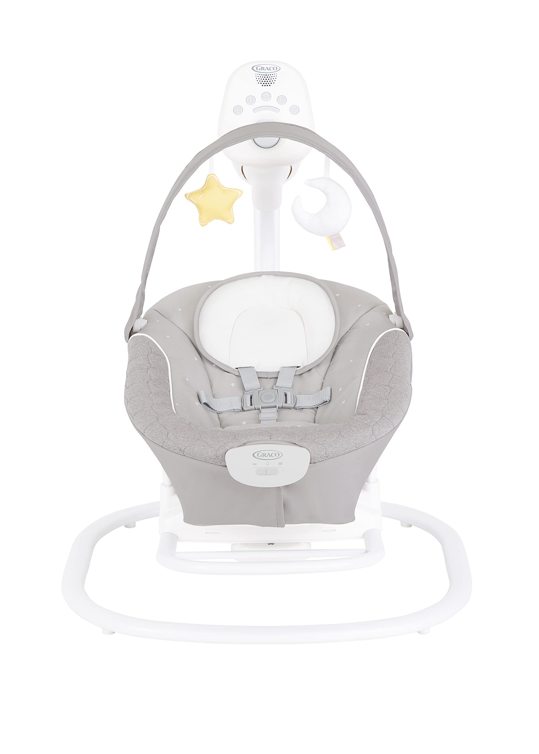 graco-softsway-2-in-1-babyschaukel-starlight-mit-wippe image 1