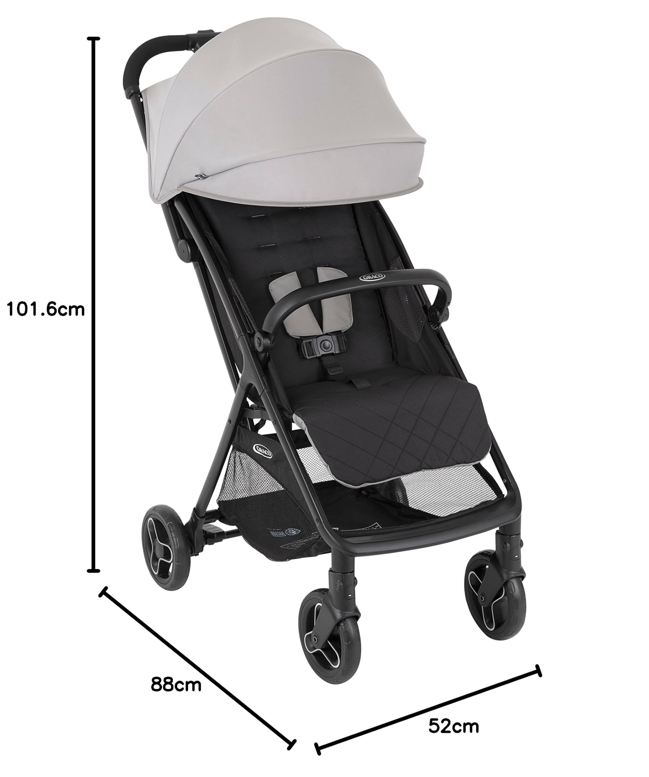 graco-myavo-reisebuggy-steeple-gray-bis-22-kg-mit-liegeposition image 3