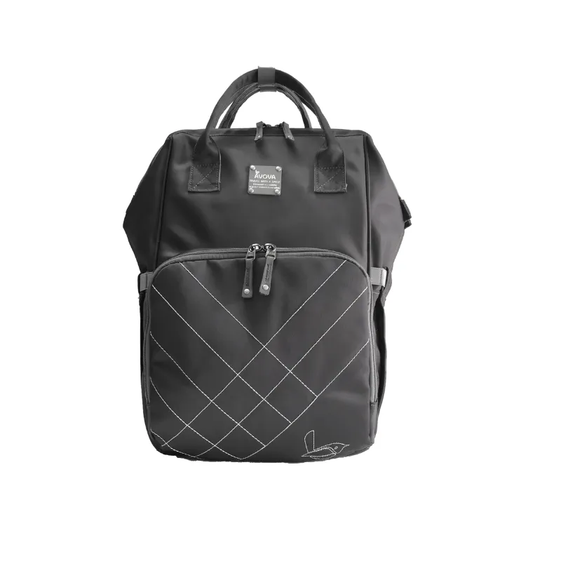 avova-city-ranger-wickeltasche-rucksack-grey-mommy-bag image 1