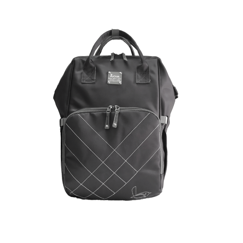 avova-city-ranger-wickeltasche-rucksack-grey-mommy-bag image 1