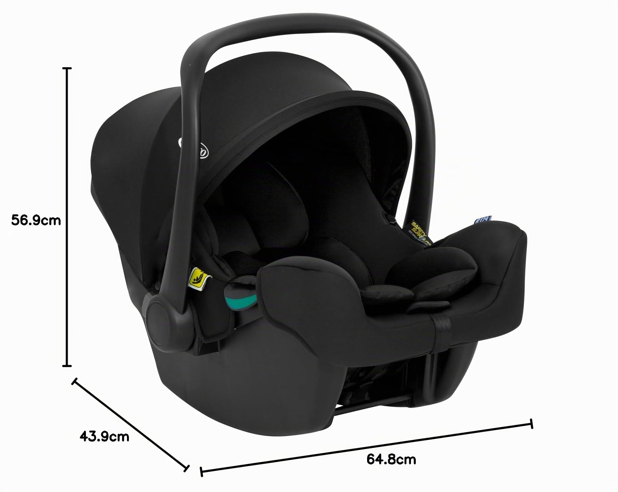 graco-snuglite-i-size-babyschale-midnight-mit-snugturn-basis image 6